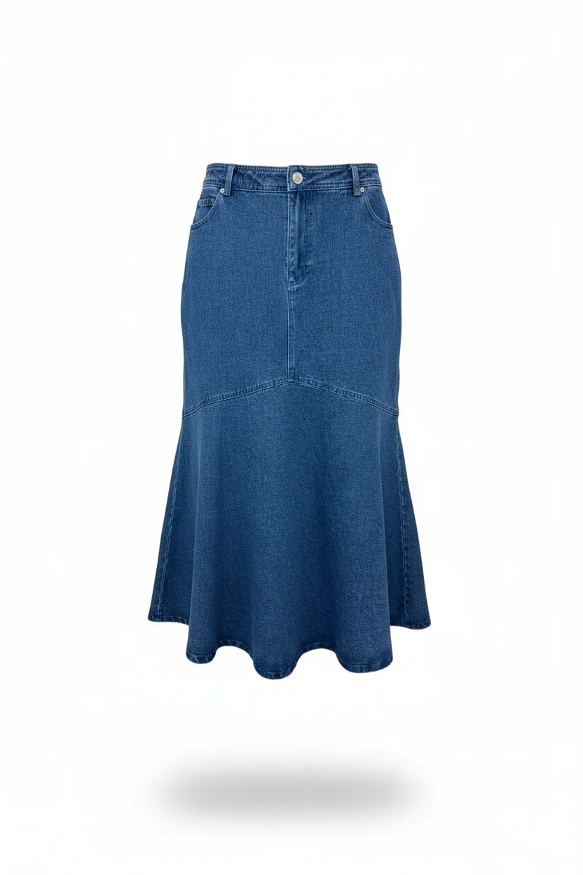 Blue Denim Skirt