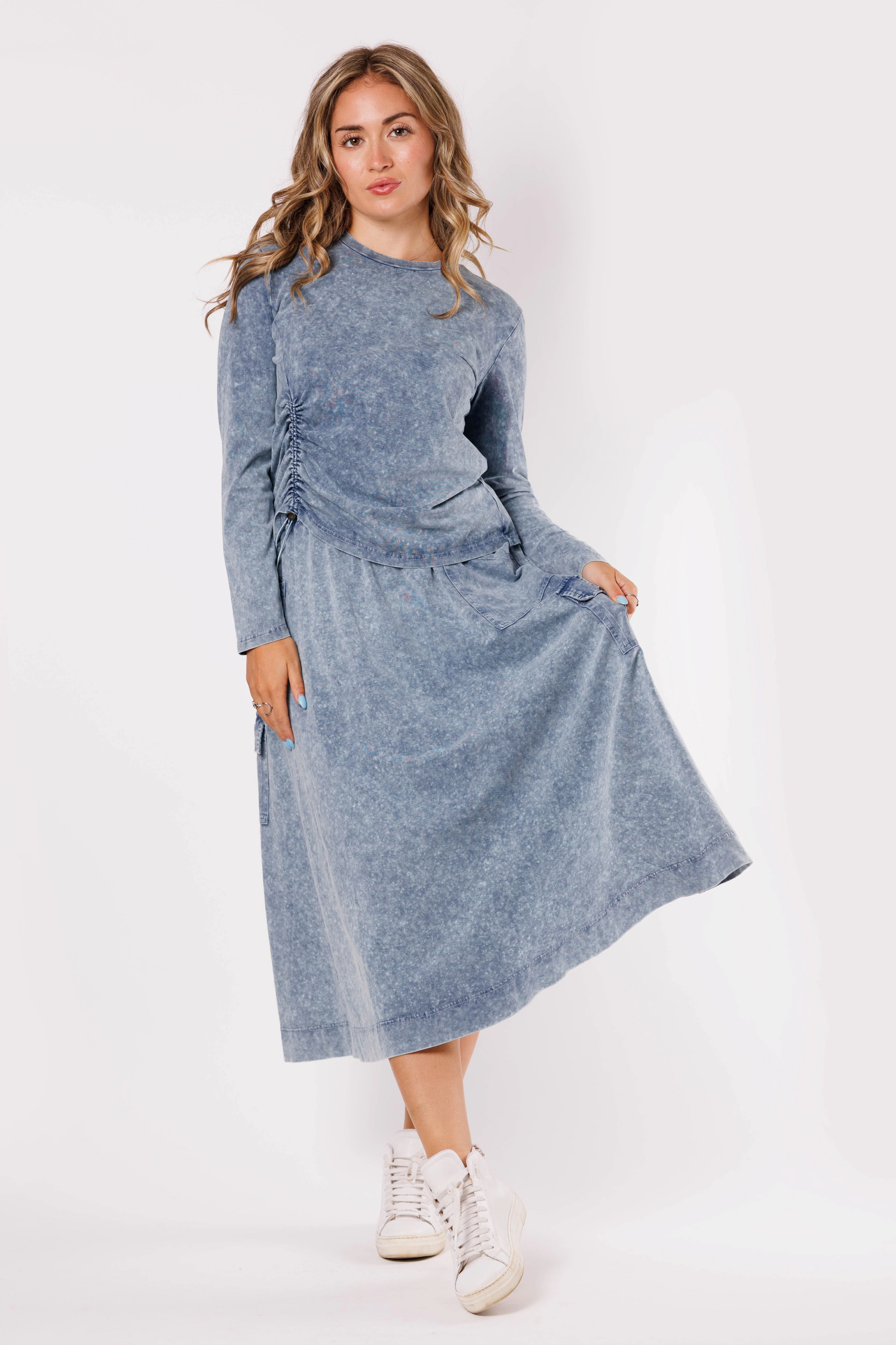 Side Drawstring Top