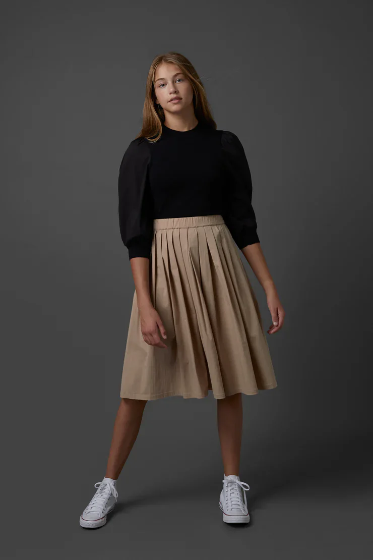 Luna Skirt in Beige