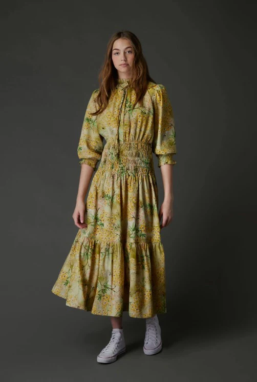 Stella Dress in Yellow