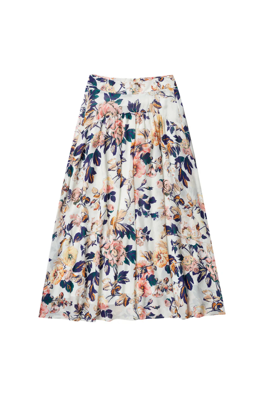 Gretchen Skirt in Blue Flowers - Image 2