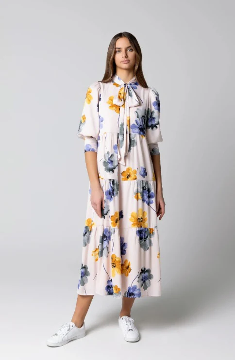 Riley Dress in Flower