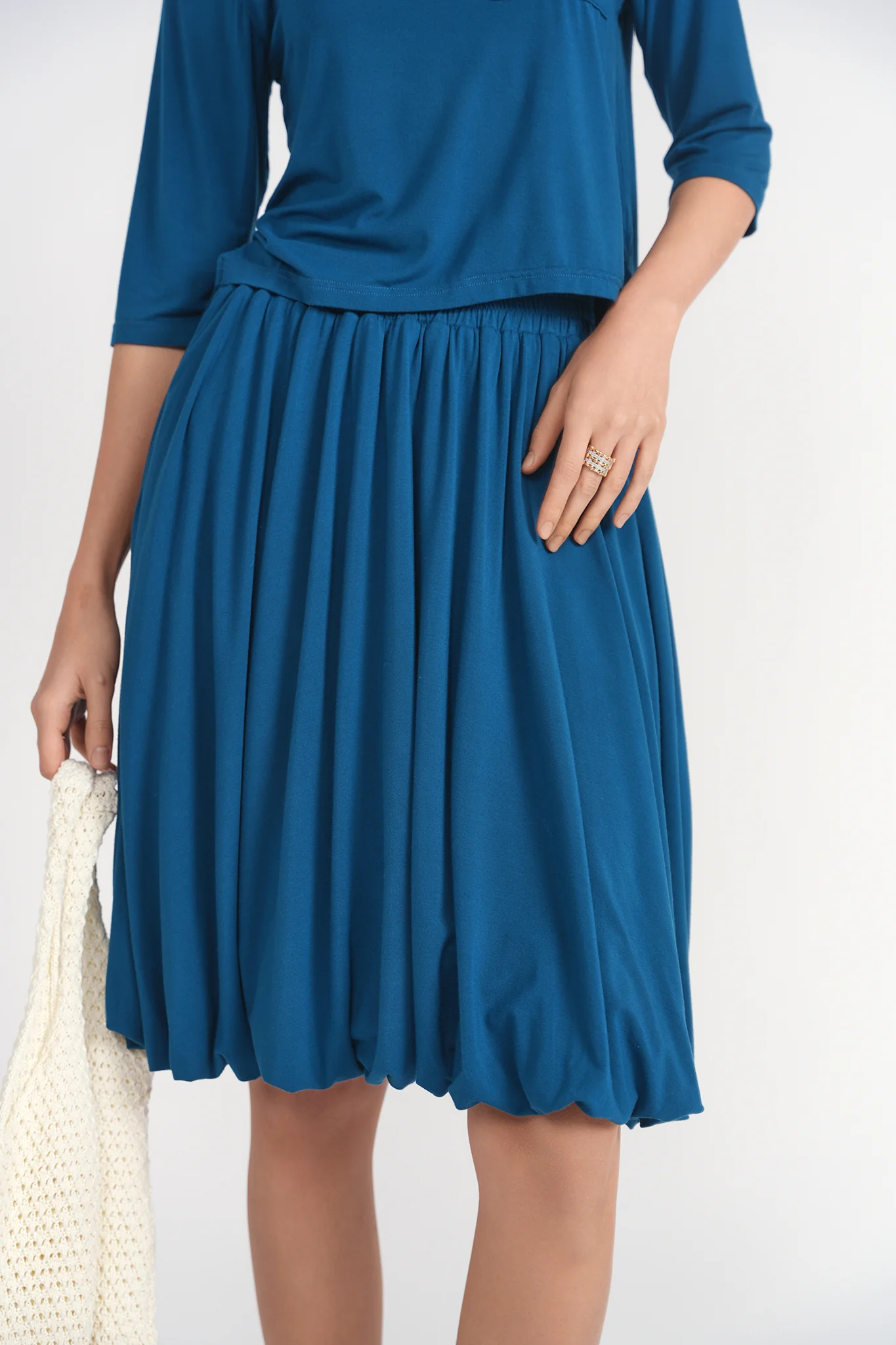 Bubble Skirt- Teal