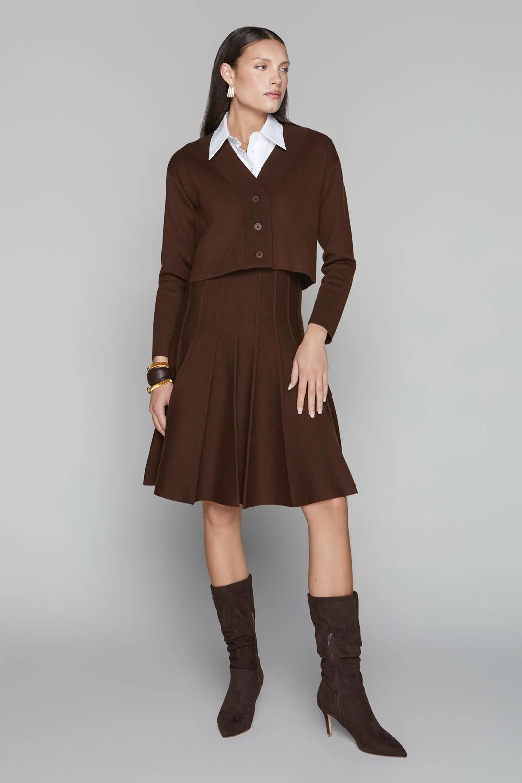 Calloway Cardigan- Maple - Image 2