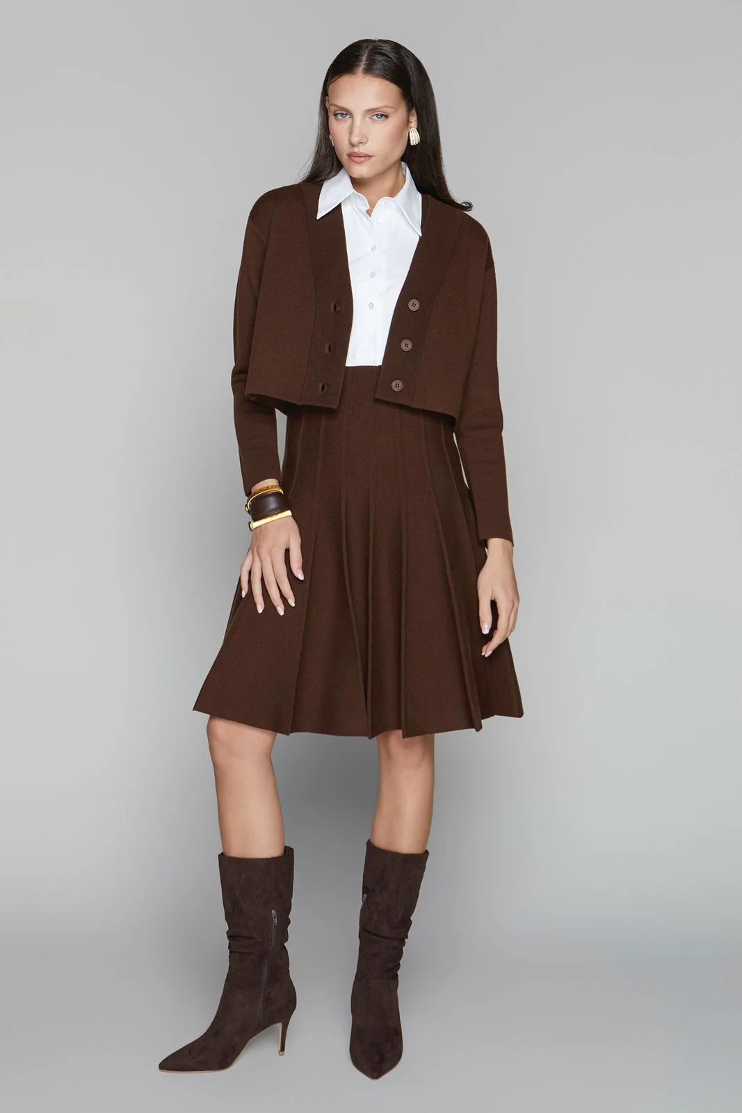 Calloway Cardigan- Maple - Image 3