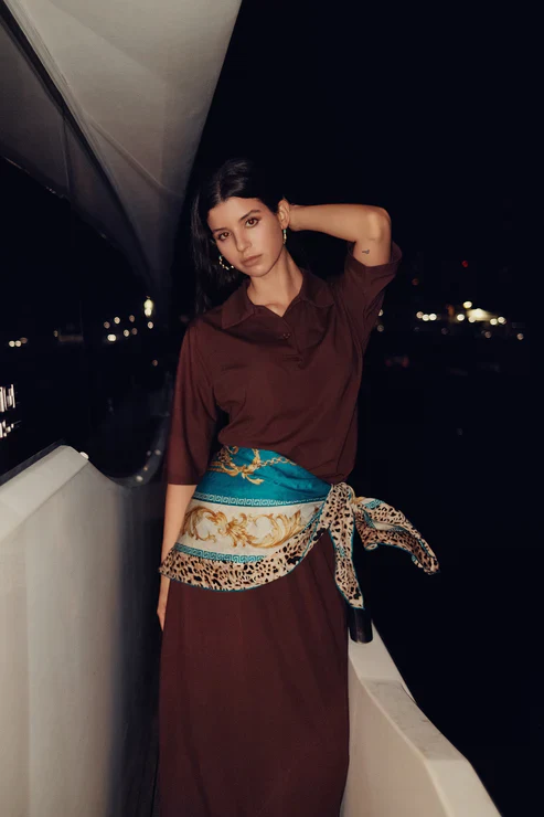 Cordova Skirt- Brown - Image 2