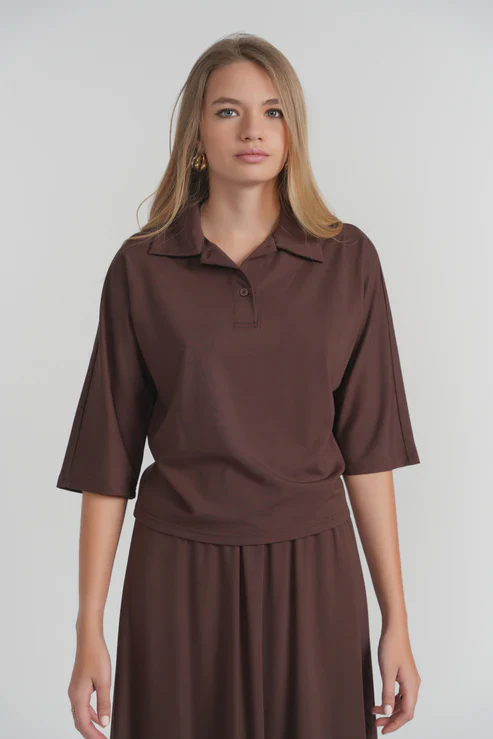 Cordova Top- Brown - Image 2