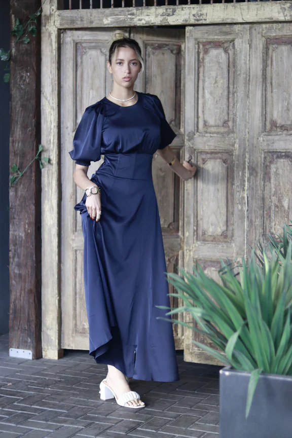 Corset Dress- Blue
