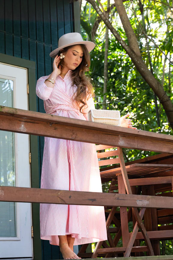 Criss Cross Dress- Pink