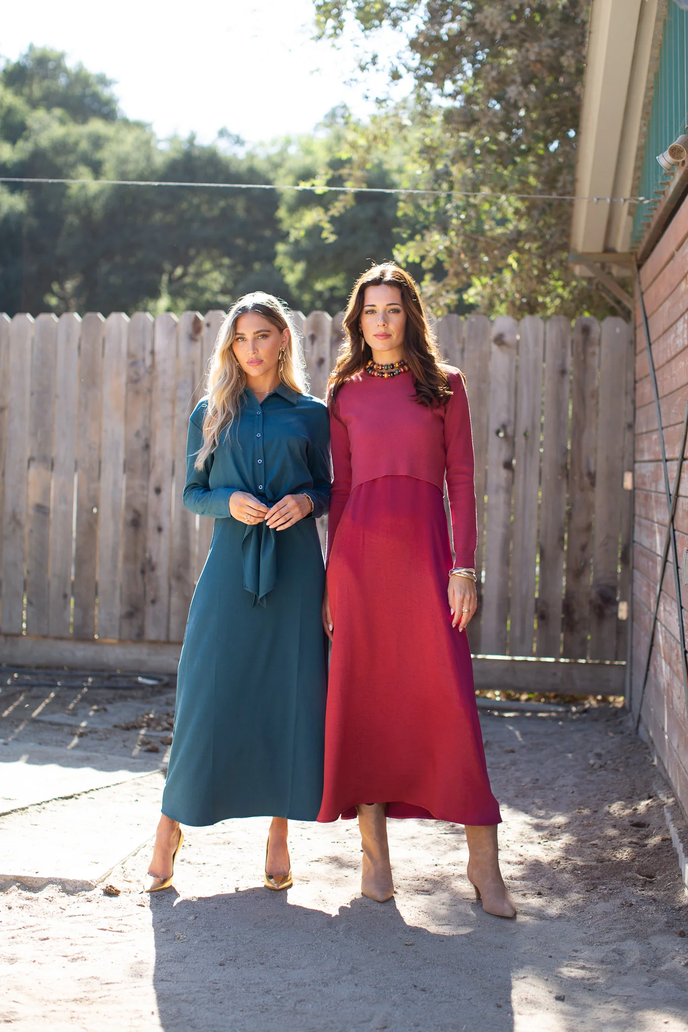 Cupro Tie Top- Teal - Image 4