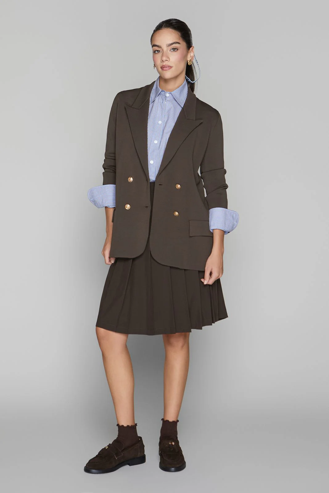 Darby Blazer- Cocoa