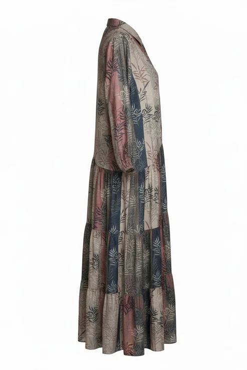 The Patchwork Maxi Dress- Summer Multi - Image 3