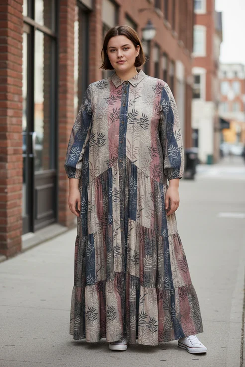 The Patchwork Maxi Dress- Summer Multi - Image 4