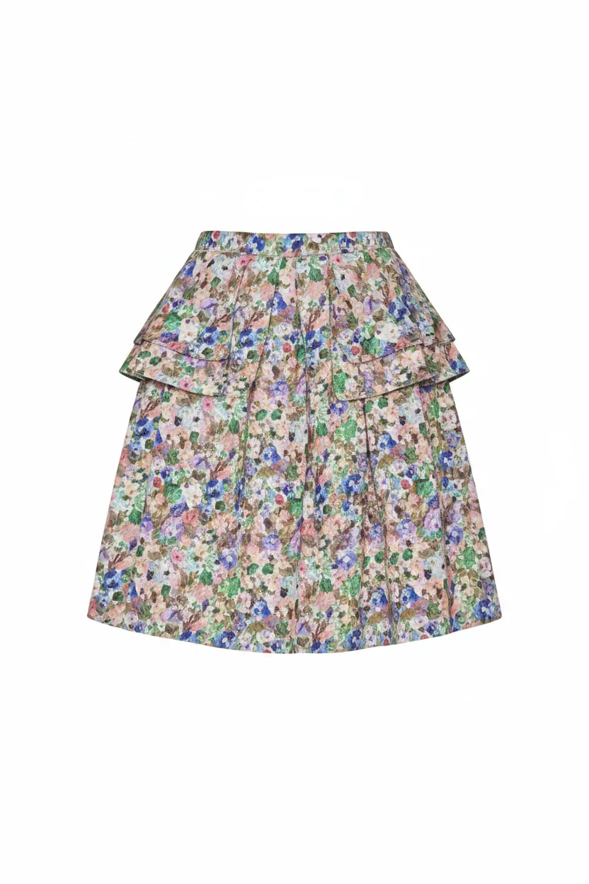 Fiji Skirt in Canvas Rose 23"