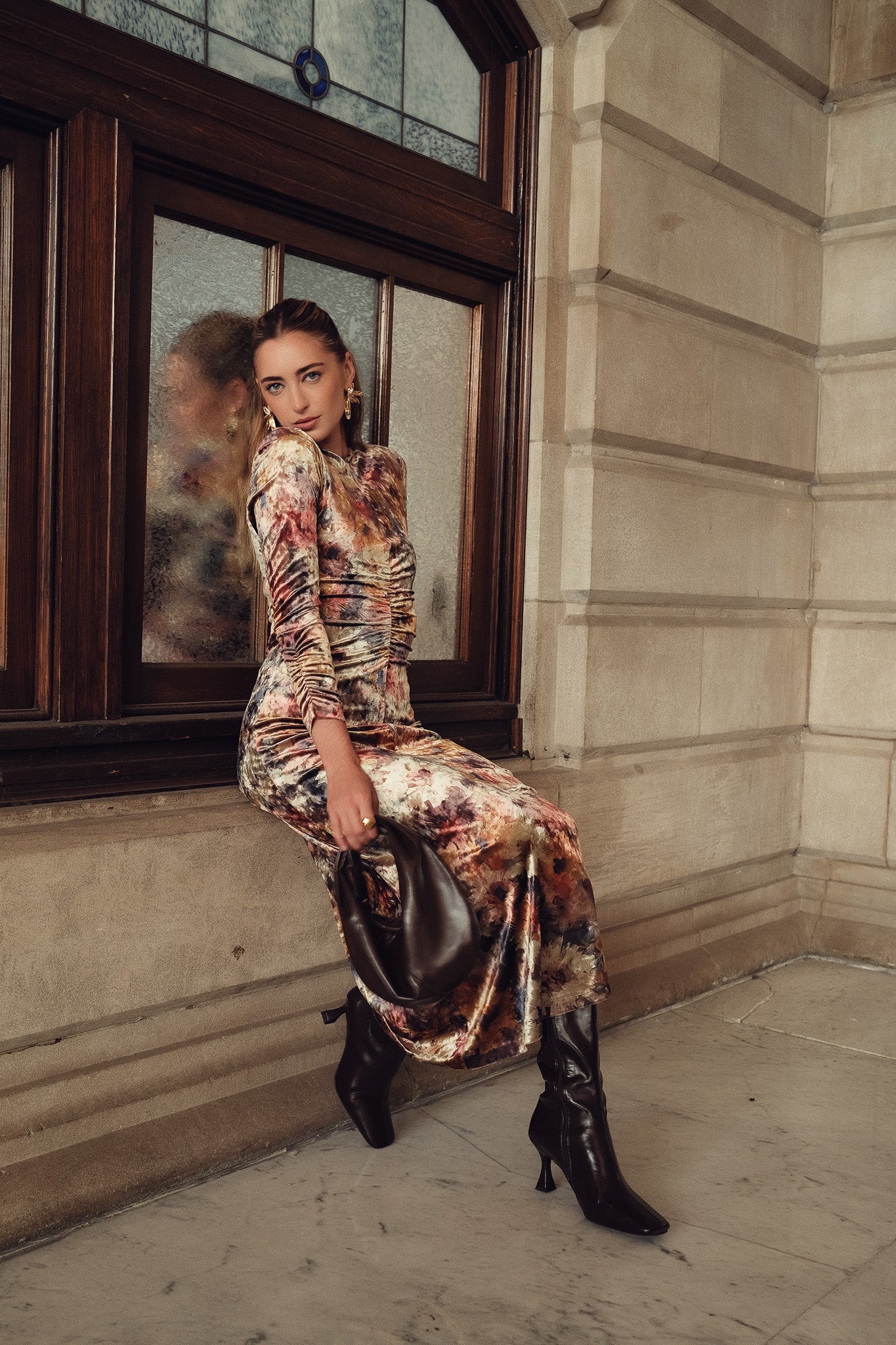 Flora Velvet Maxi- Fleur - Image 2