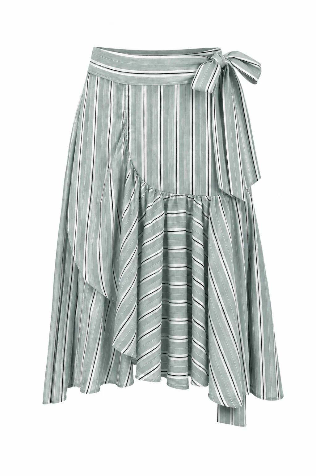 Green Stripes Skirt - Image 2