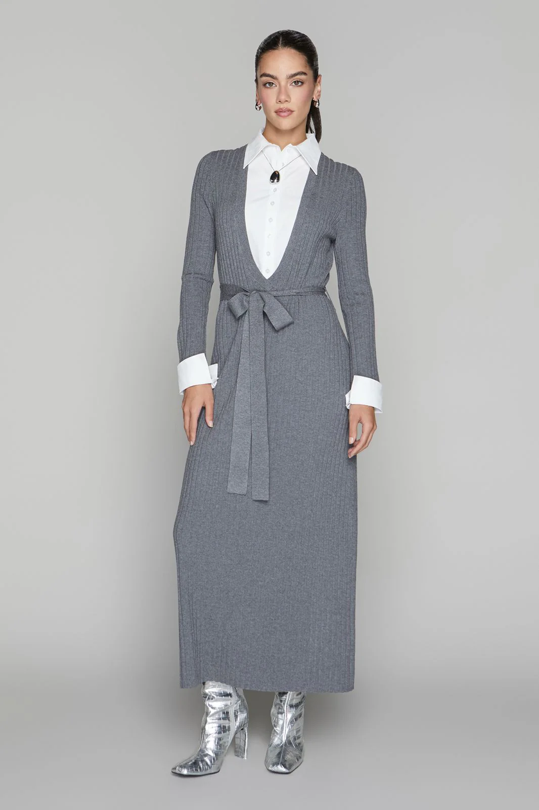 Hale Dress- Steel