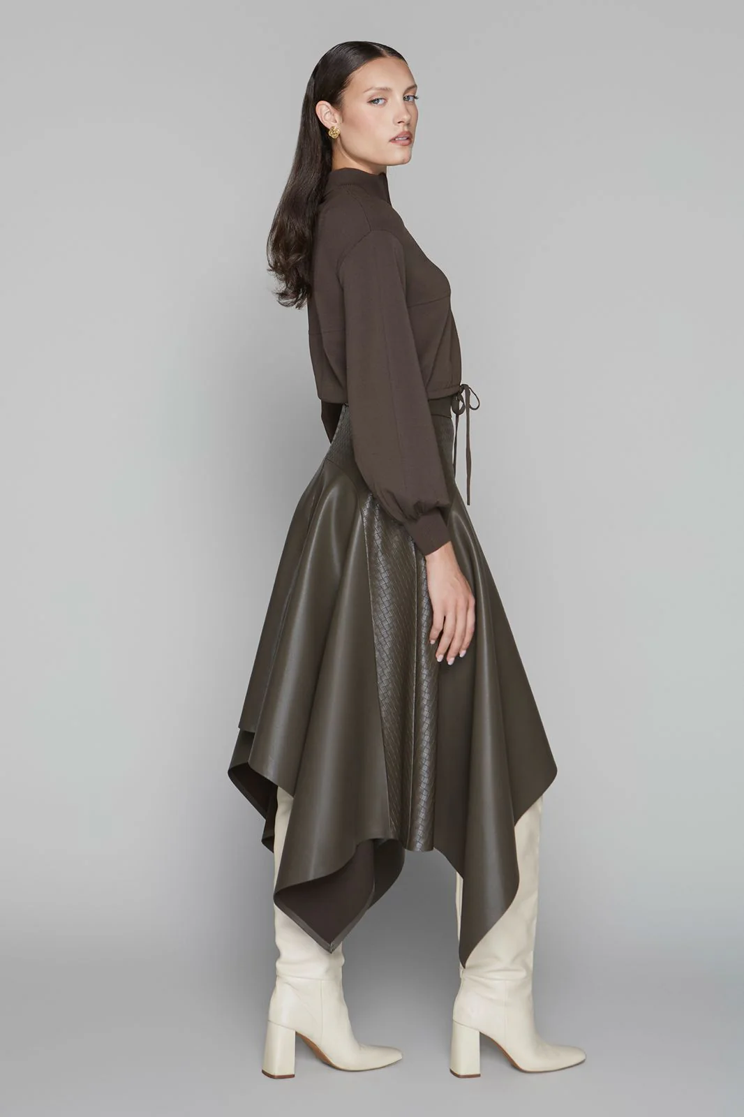 Hartford Skirt- Cocoa - Image 2