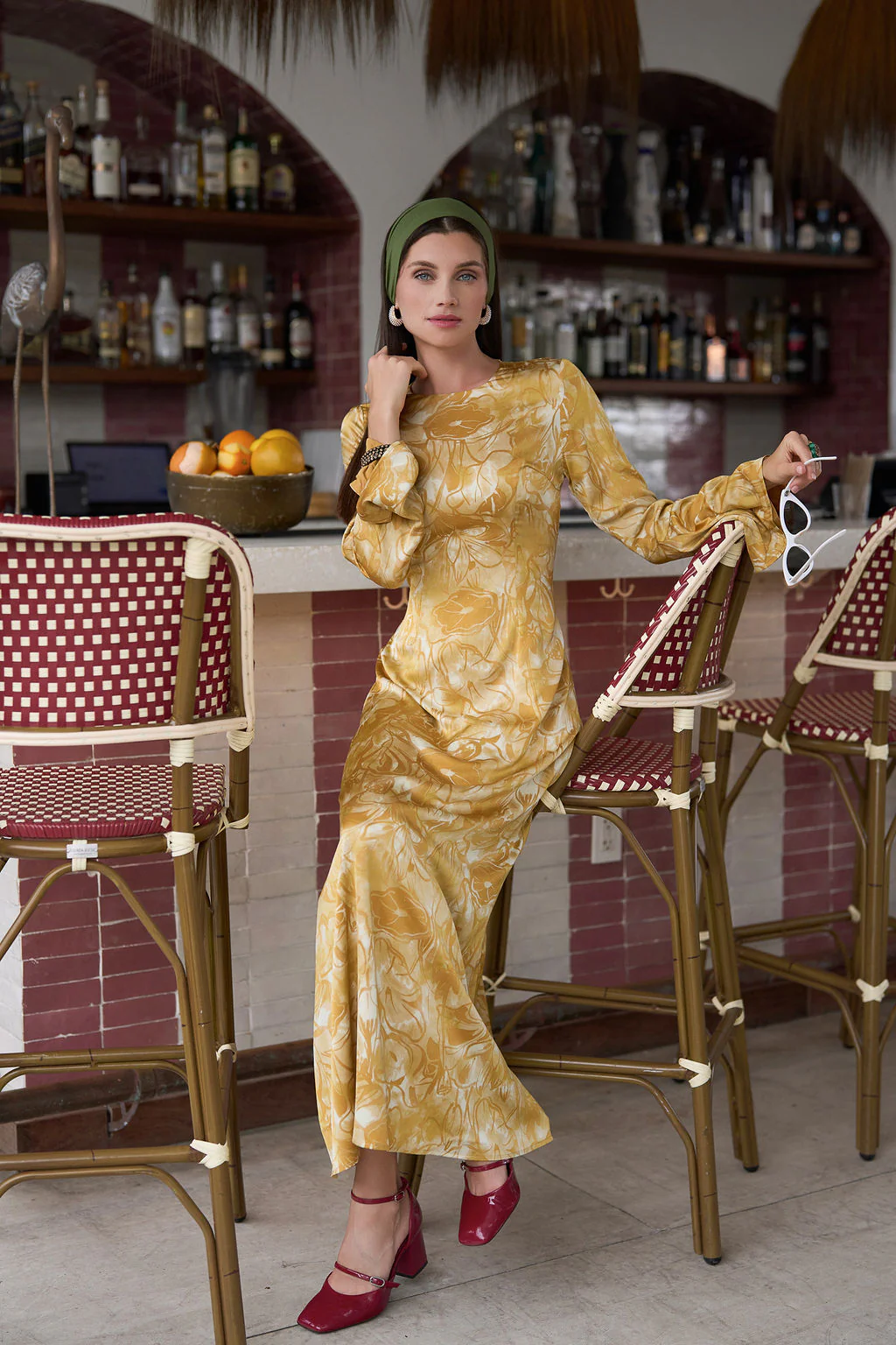 Luna Dress- Yellow Florals - Image 2