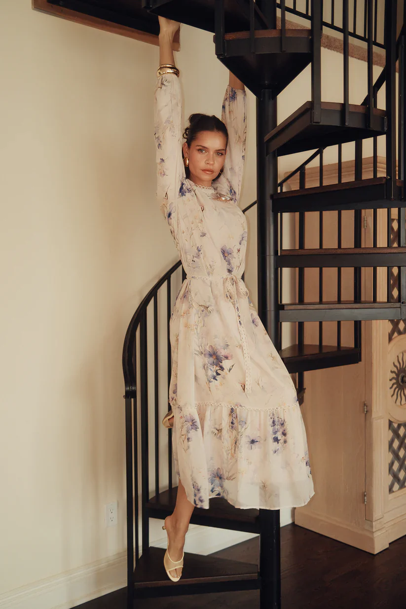 Celeste Dress- Floral Veil
