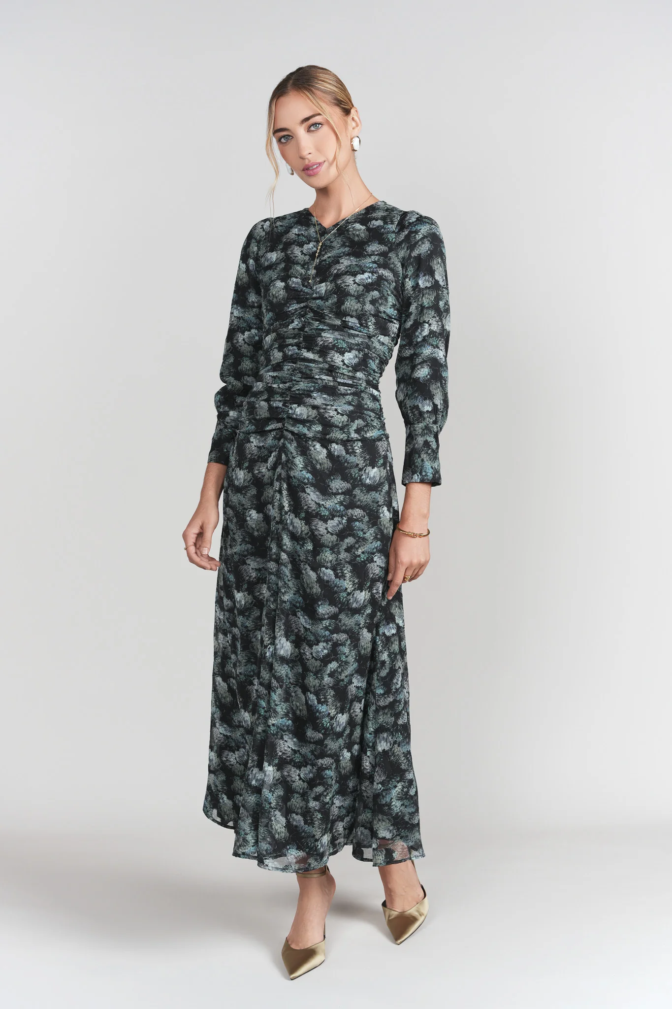 Michalie Midi- Black Pastels - Image 2