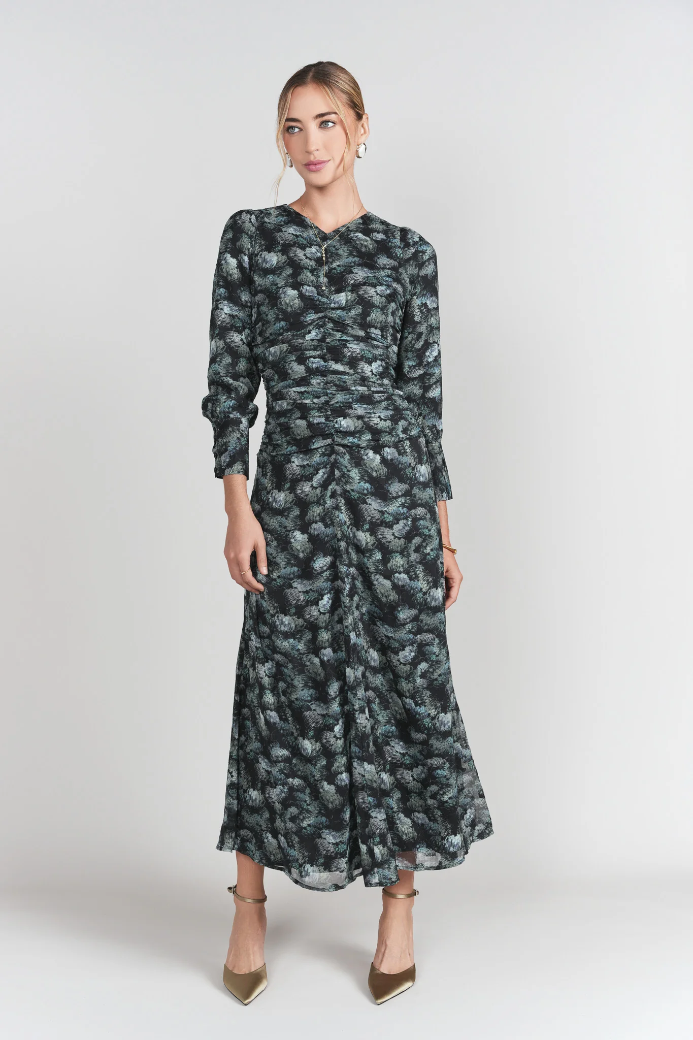 Michalie Midi- Black Pastels - Image 3
