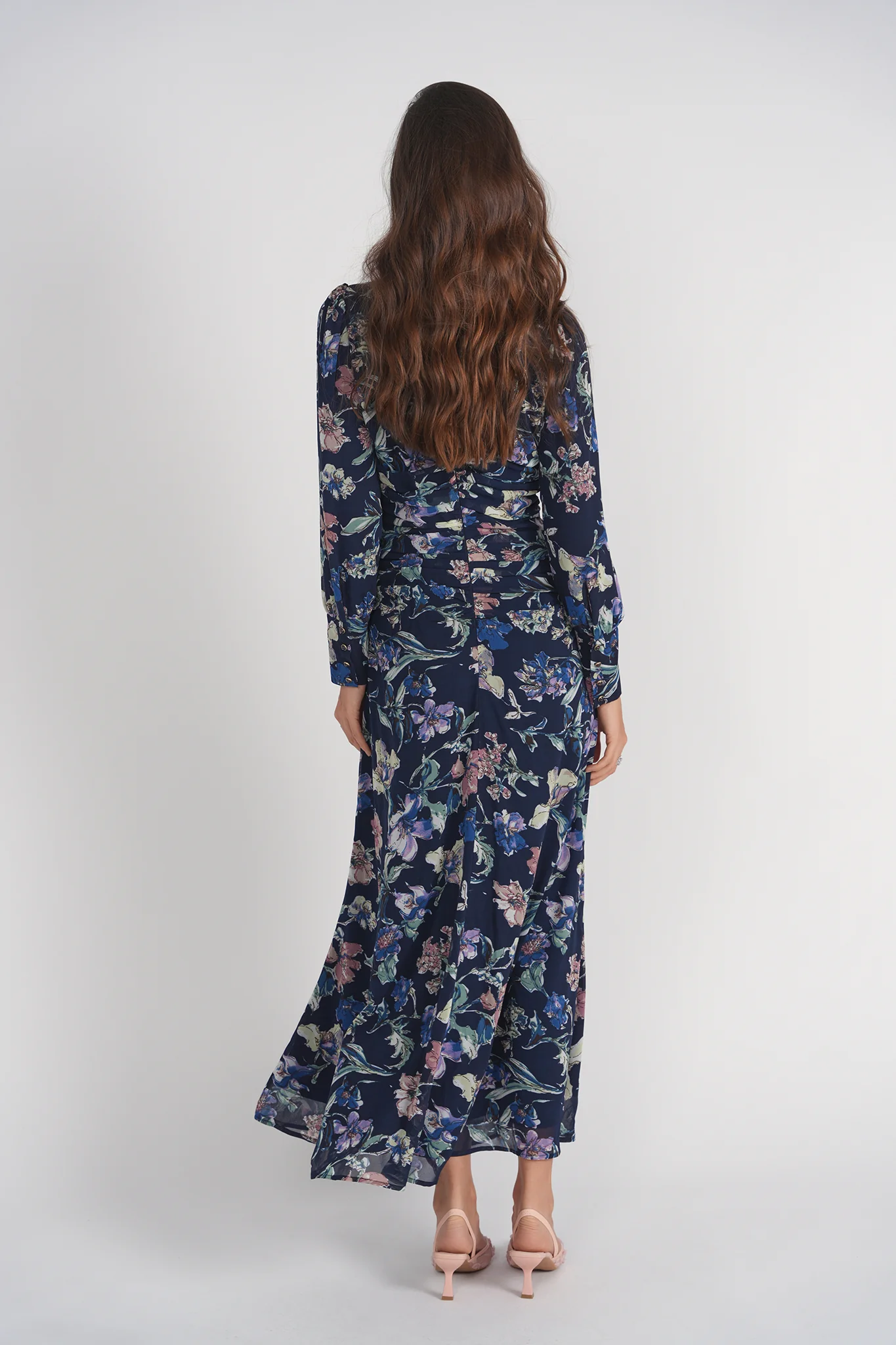 Michalie Midi- Navy Floral - Image 4