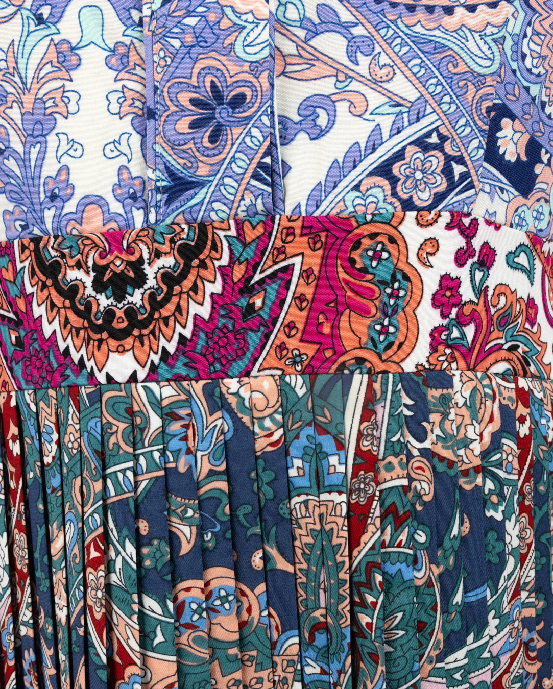 Multi Colorful Printed Dress- Multi - Image 2