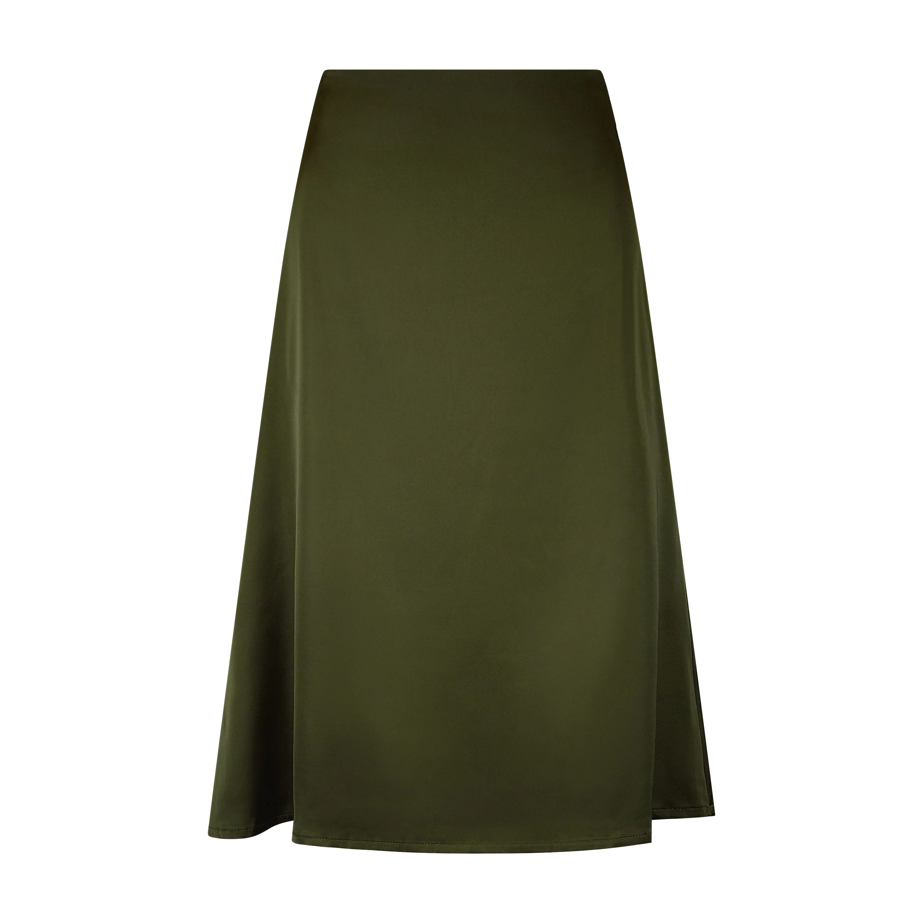 Naomie Slip Skirt 23"- Olive - Image 3
