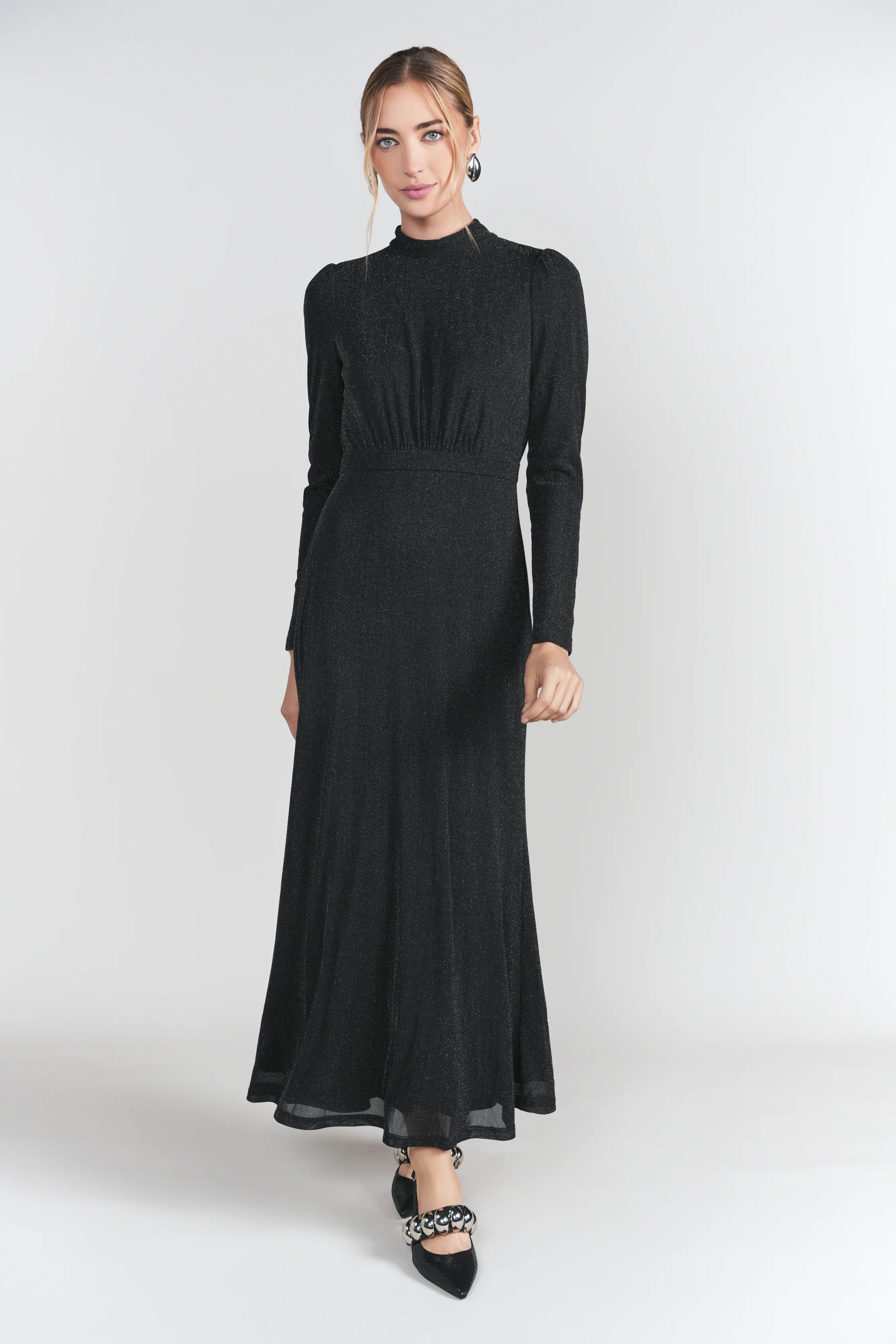 Olivia Midi- Black Shimmer - Image 4