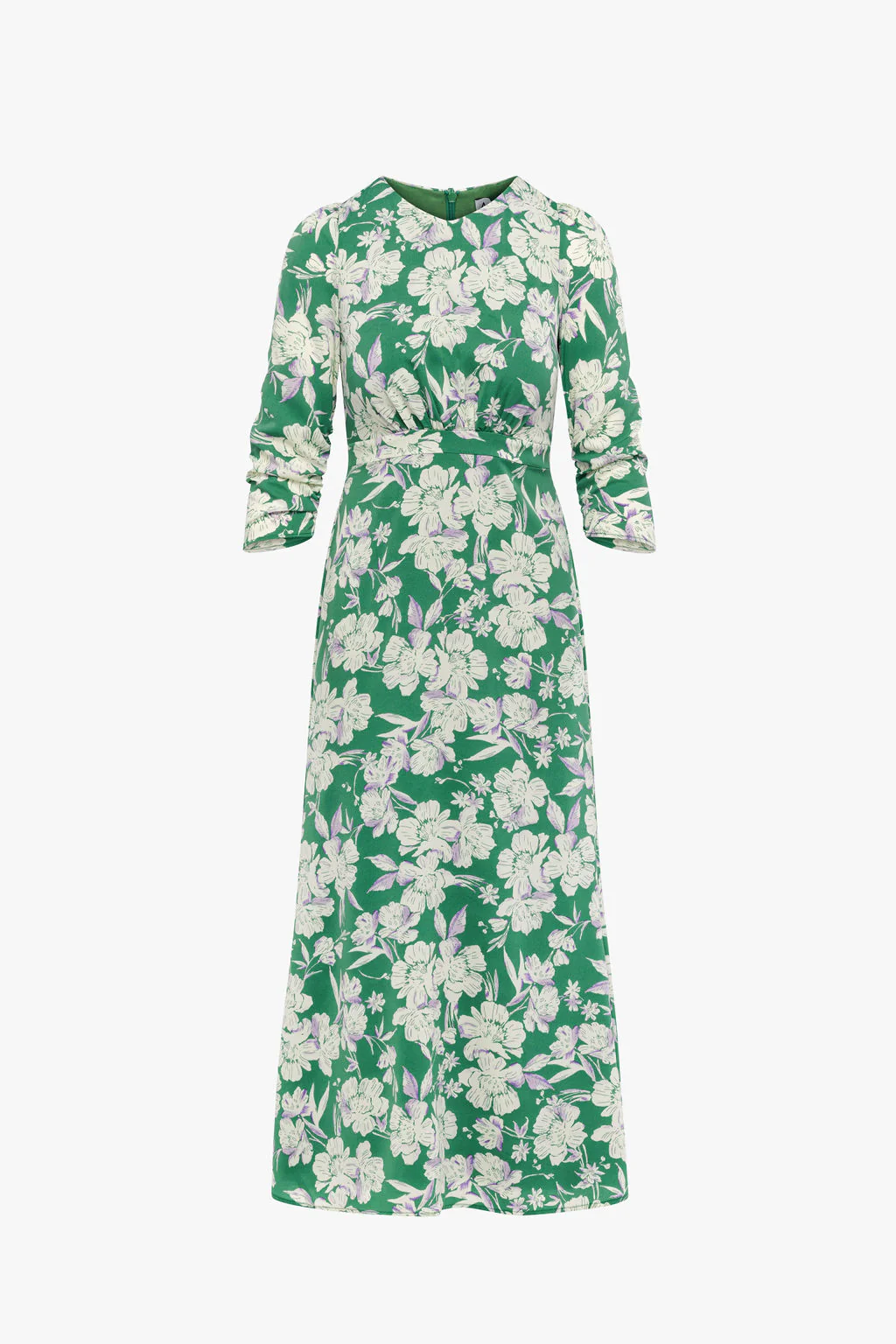 Olivia Midi- Green and White - Image 3