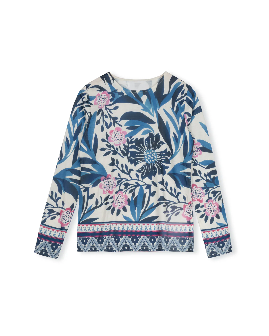 Olvera Floral T-shirt- Blue