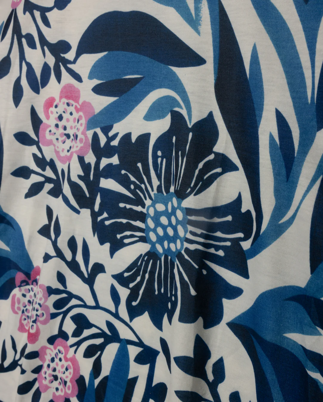 Olvera Floral T-shirt- Blue - Image 2