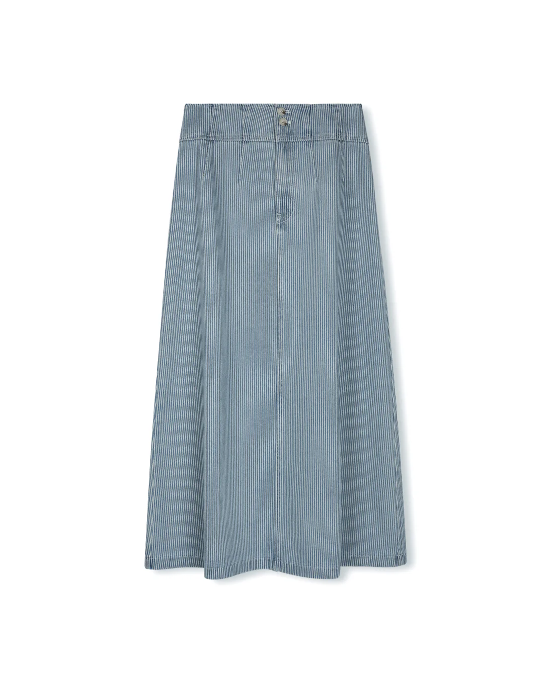 Patch Detail Skirt- Denim