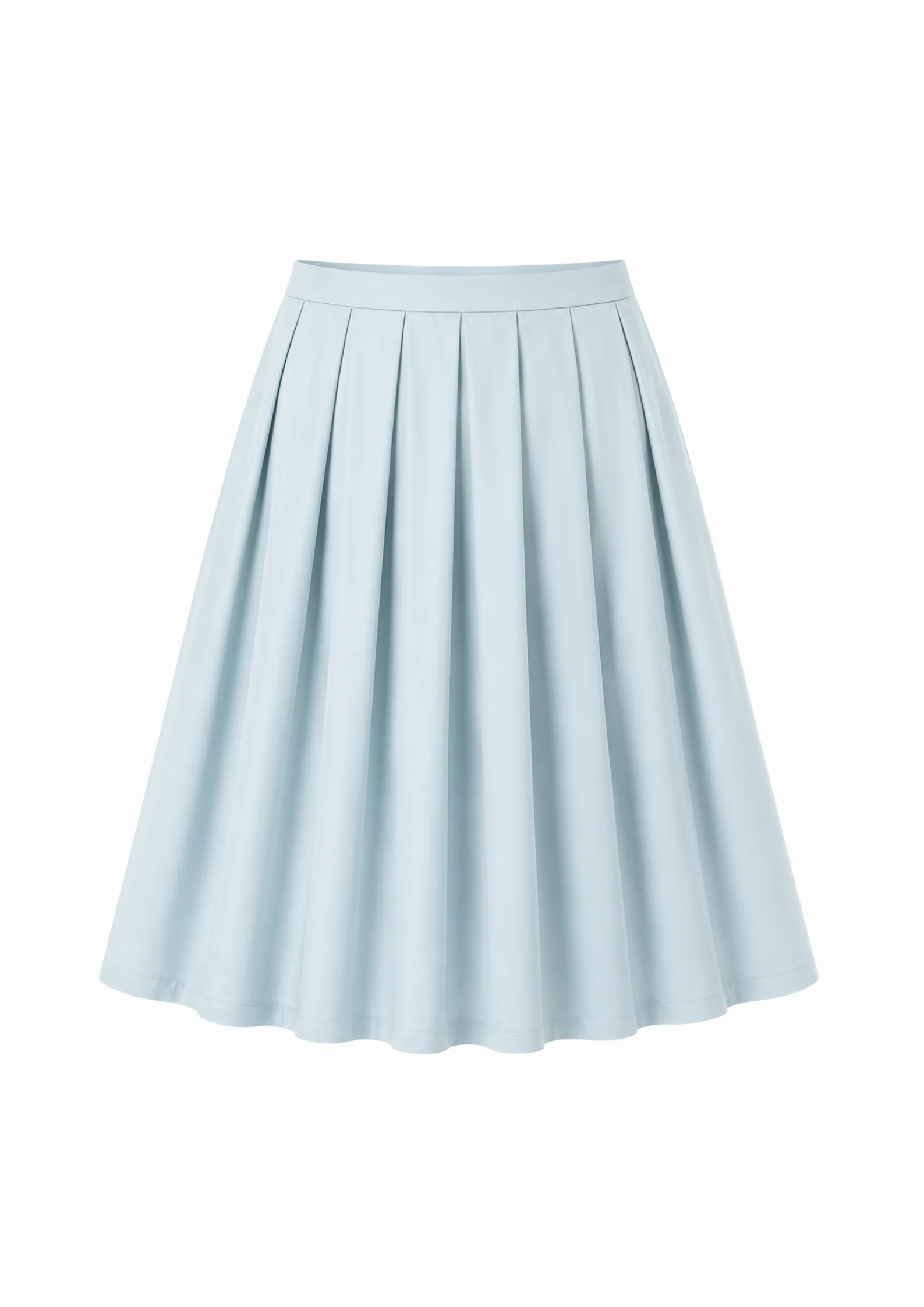 Pleated Skirt- Sky Blue