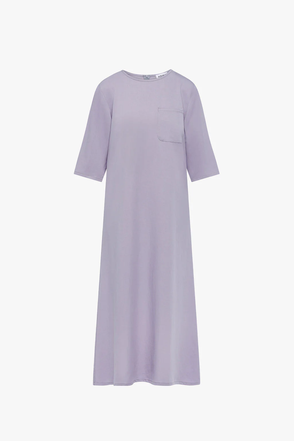 Tencel Pocket Midi Dress- Lilac