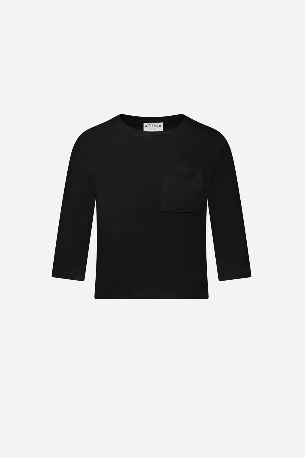 Pocket Tee- Black - Image 2