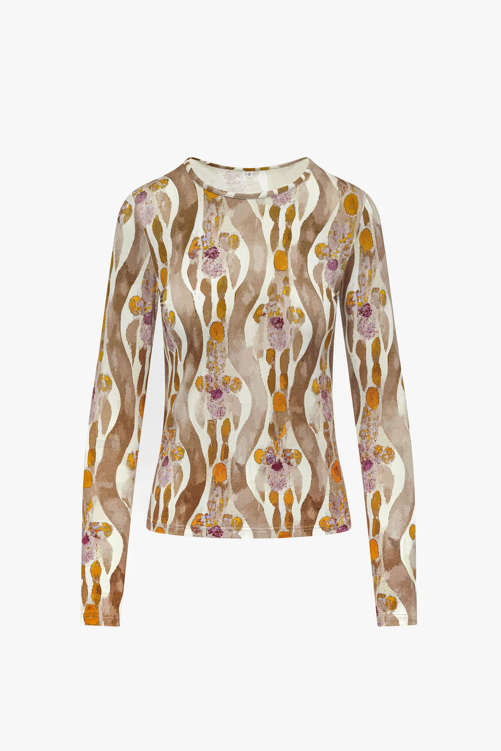 Printed Long Sleeve Tee- Yellows (size up 1 size) - Image 4