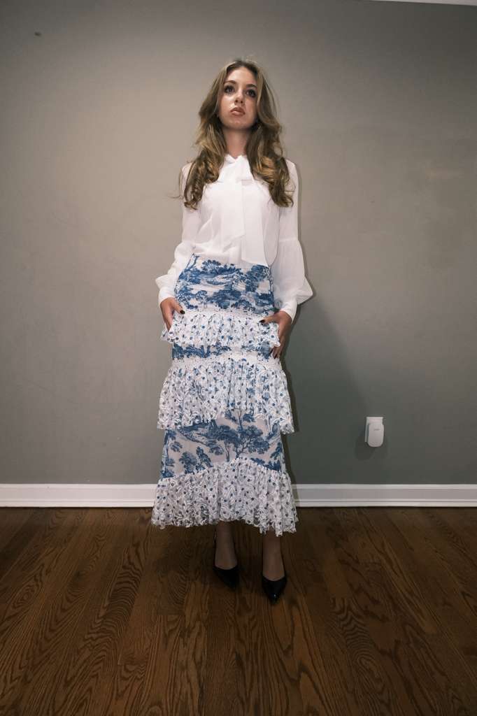 Flora Toile Skirt