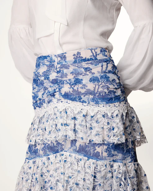 Flora Toile Skirt - Image 2