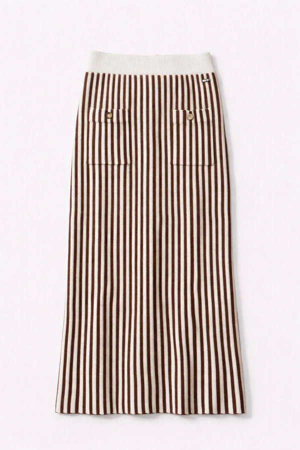 Knit Stripe Skirt
