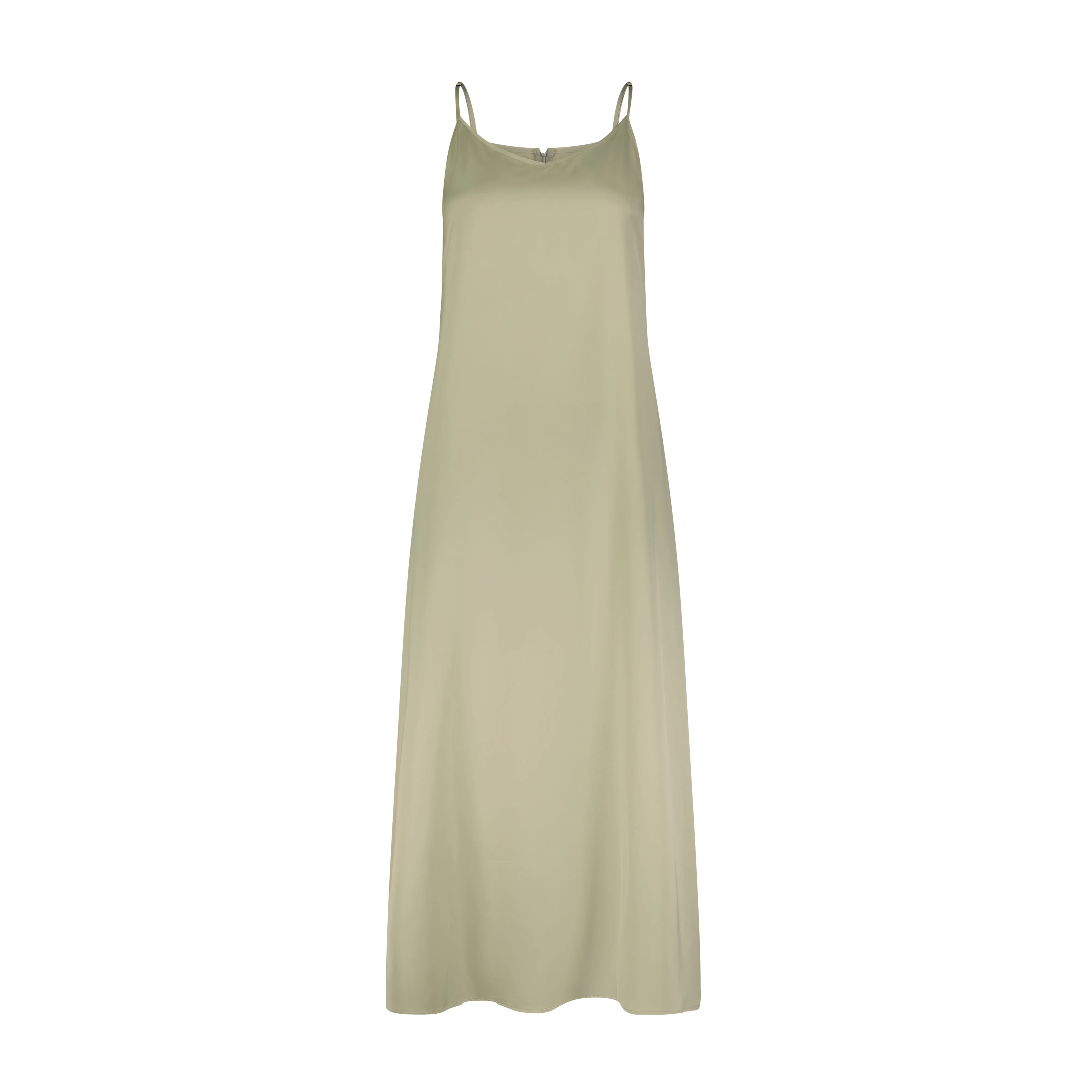 Satin Slip Dress- Sage - Image 4