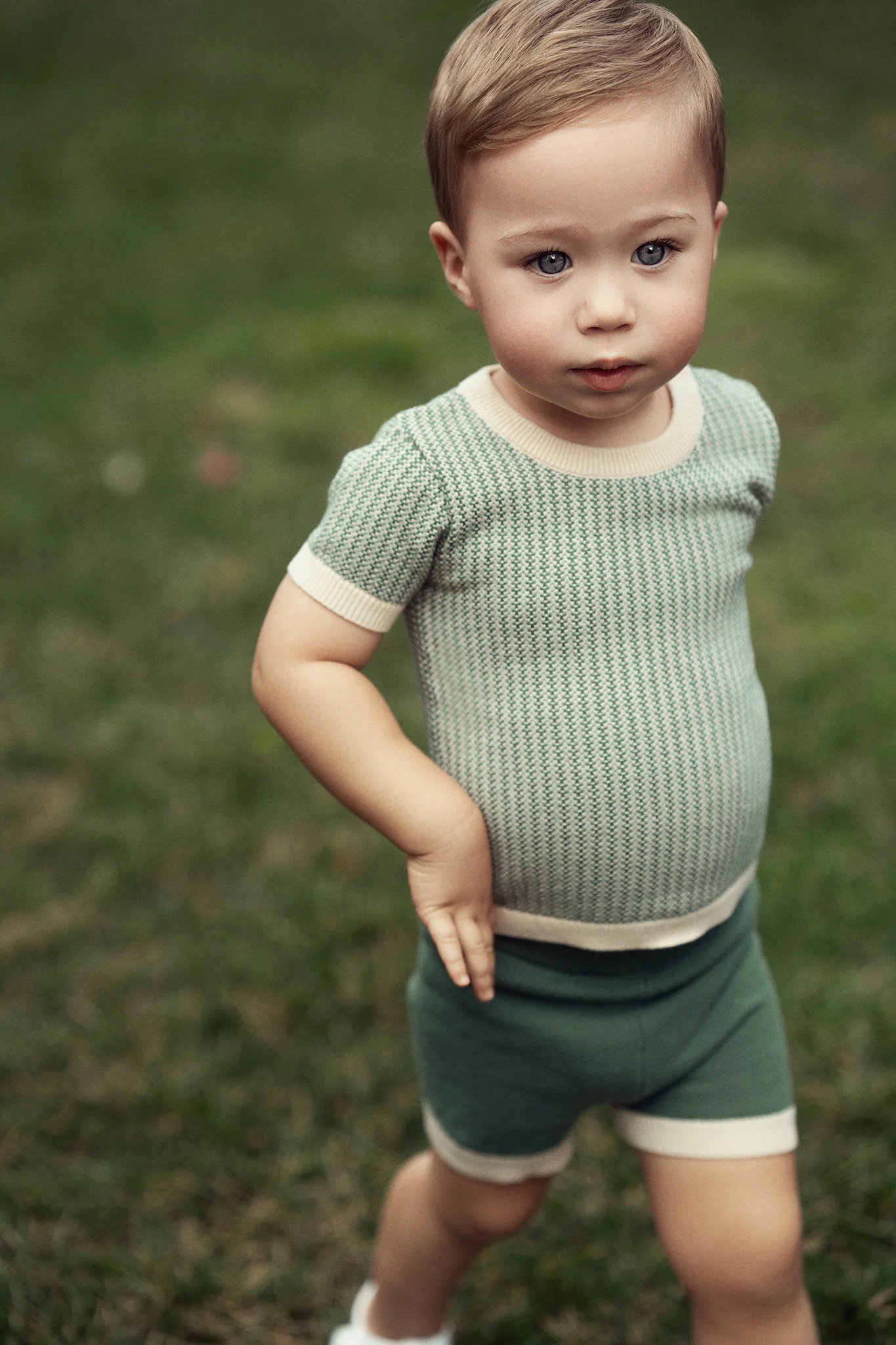 2pc Boys Set- Dark Sage