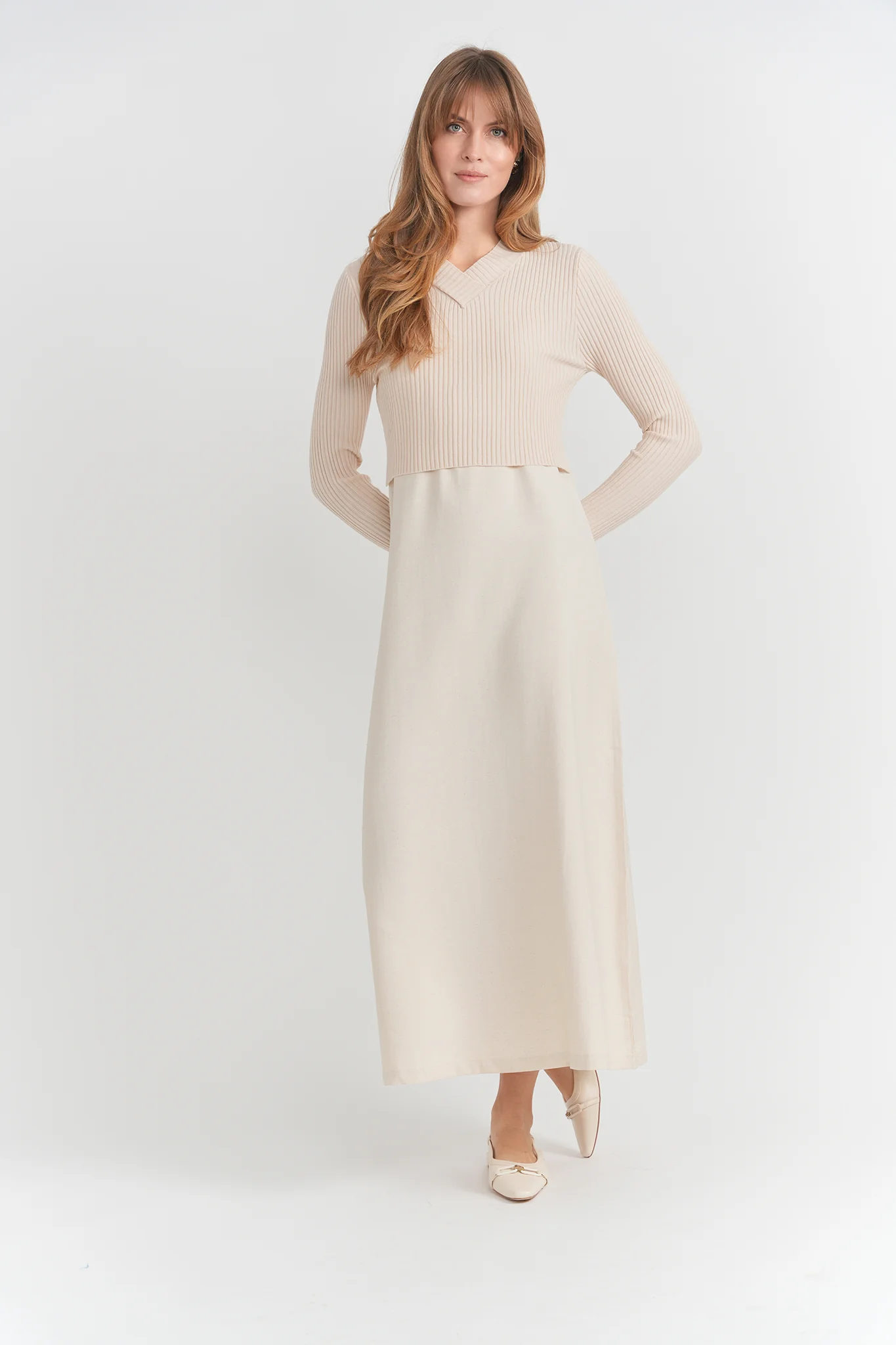 Ladies Pullover- Natural - Image 2