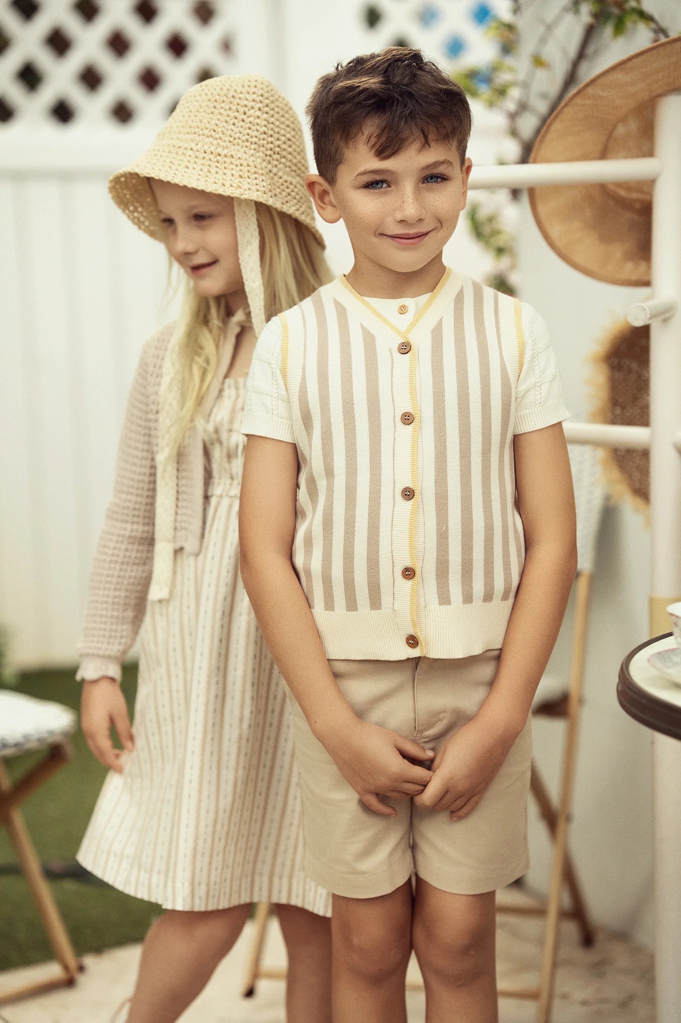 Boys Pullover- Ivory - Image 3