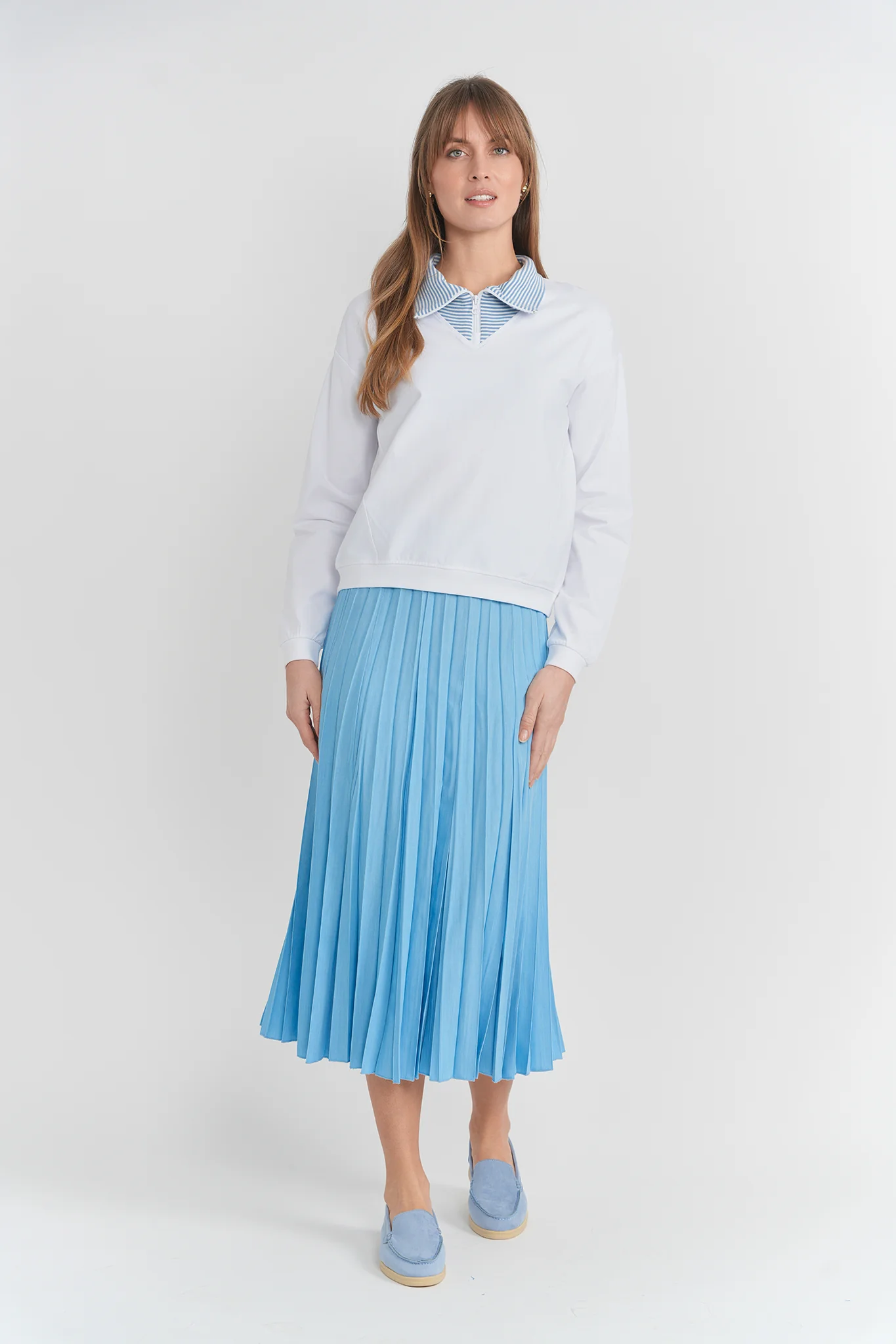 Ladies Pullover- White - Image 2