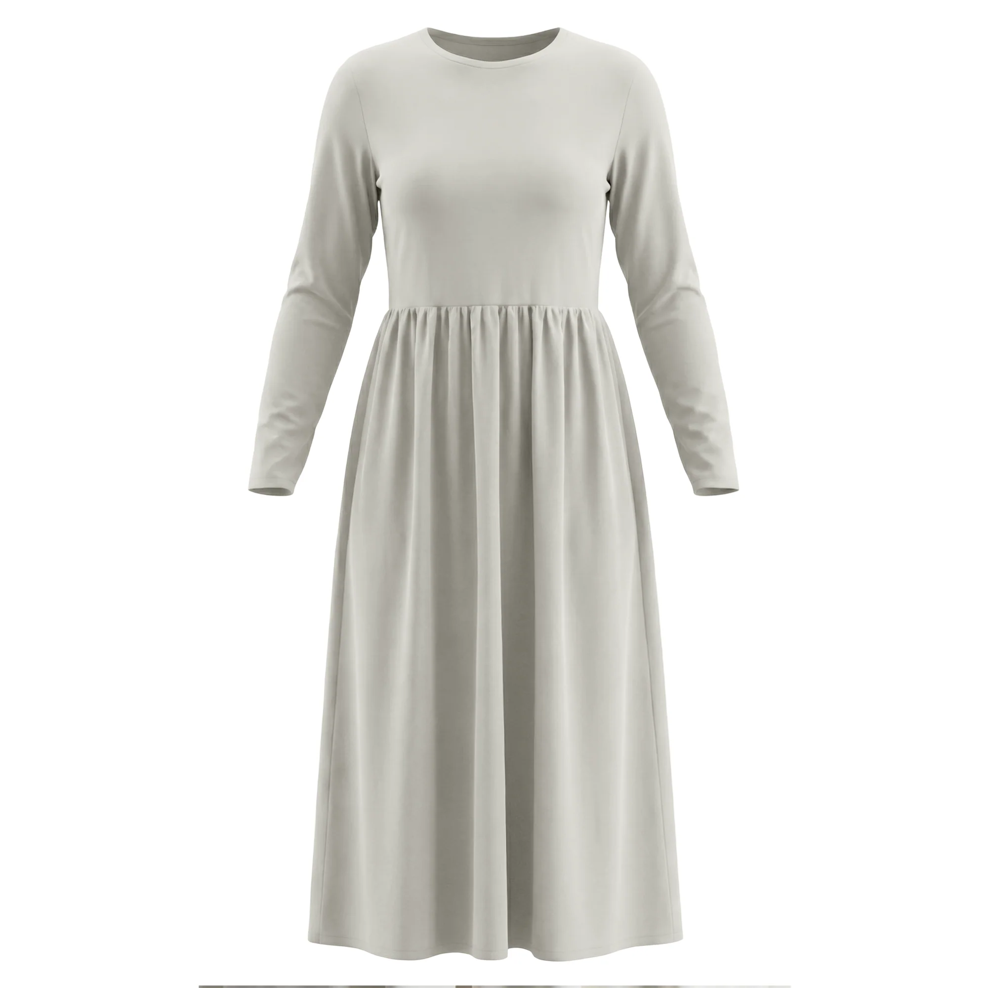 Ladies Dress- Ivory - Image 2