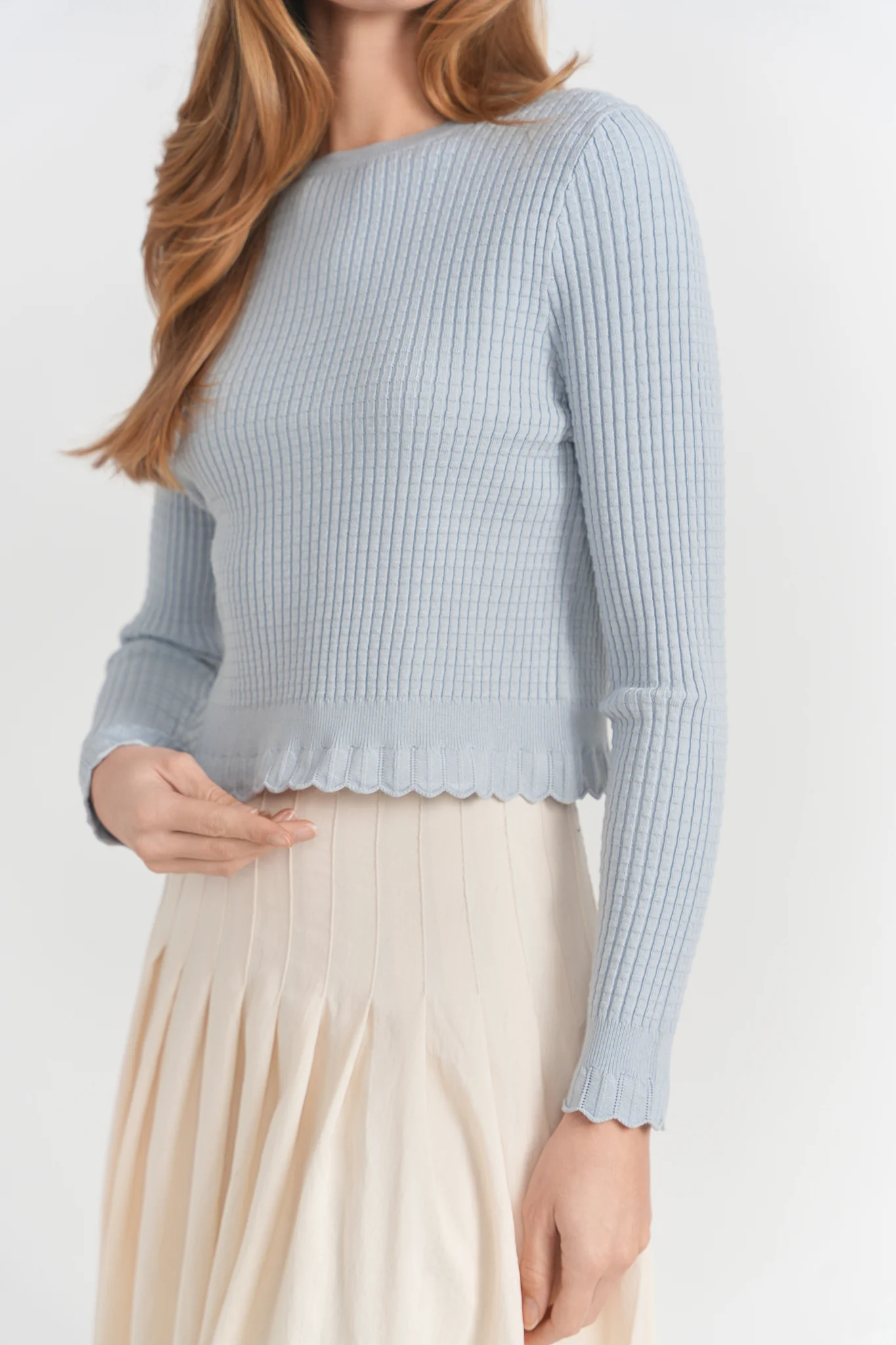 Ladies Pullover- Blue