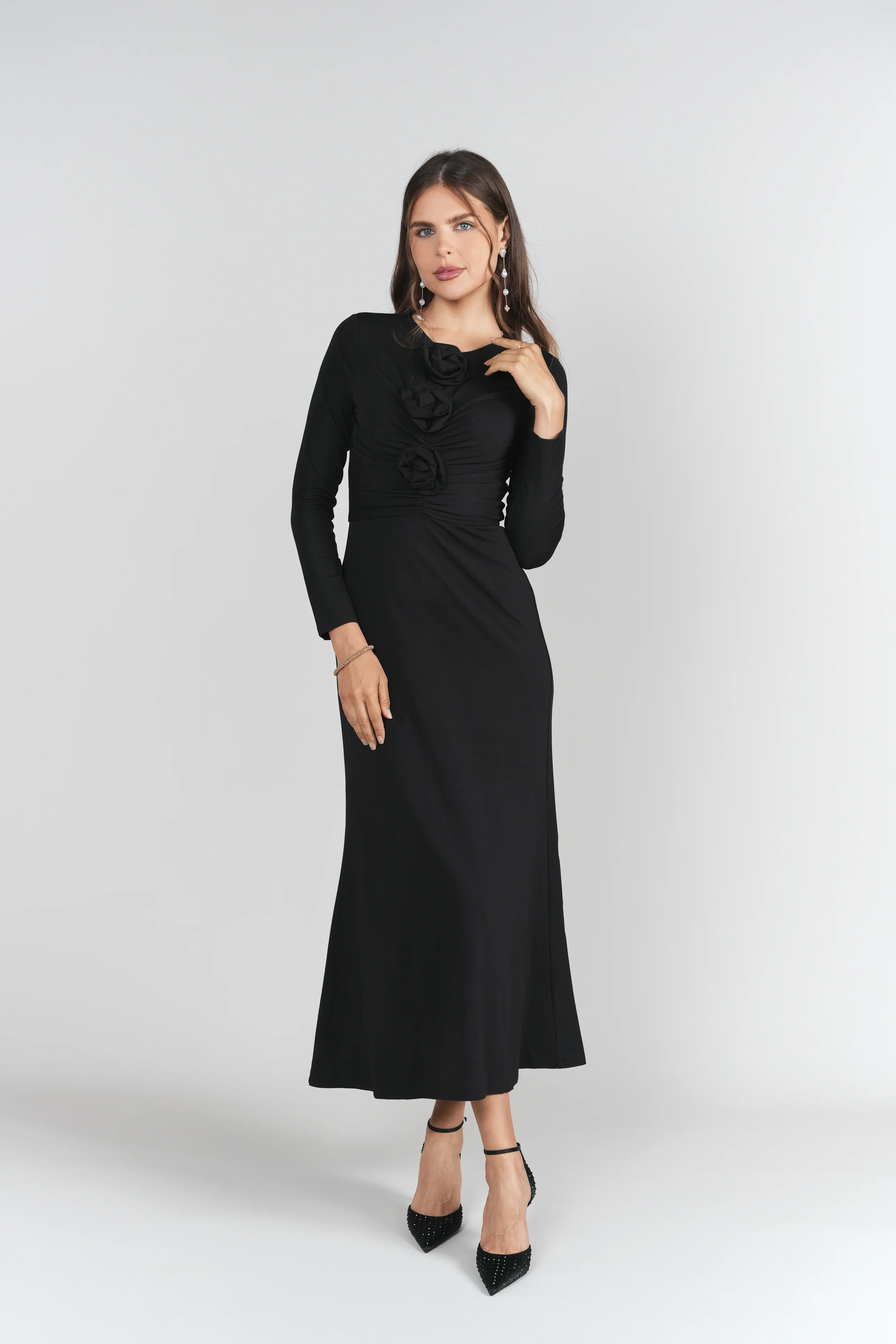 Shanna Dress in Jersey - Black