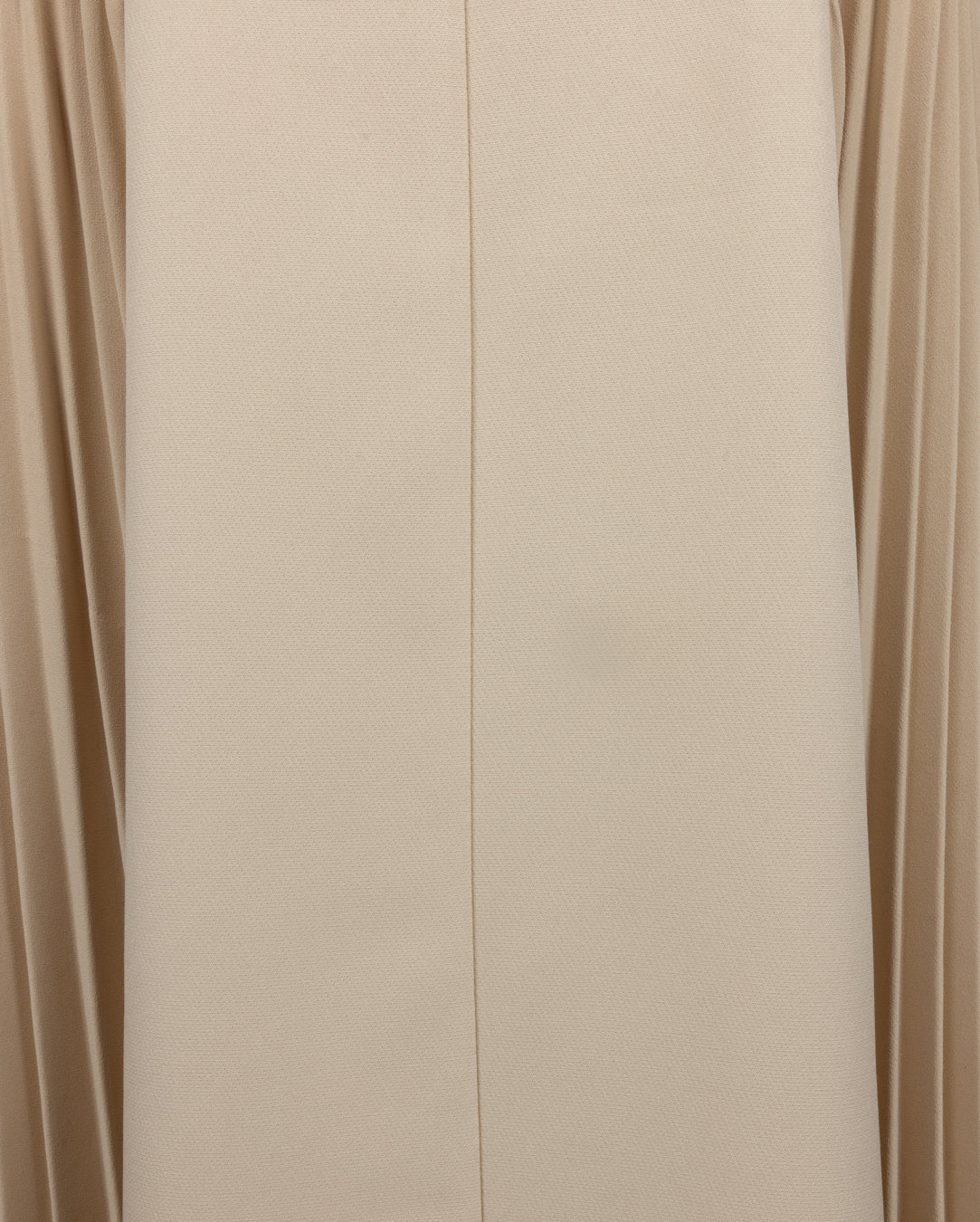 Side Pleated Jumper- Beige - Image 4
